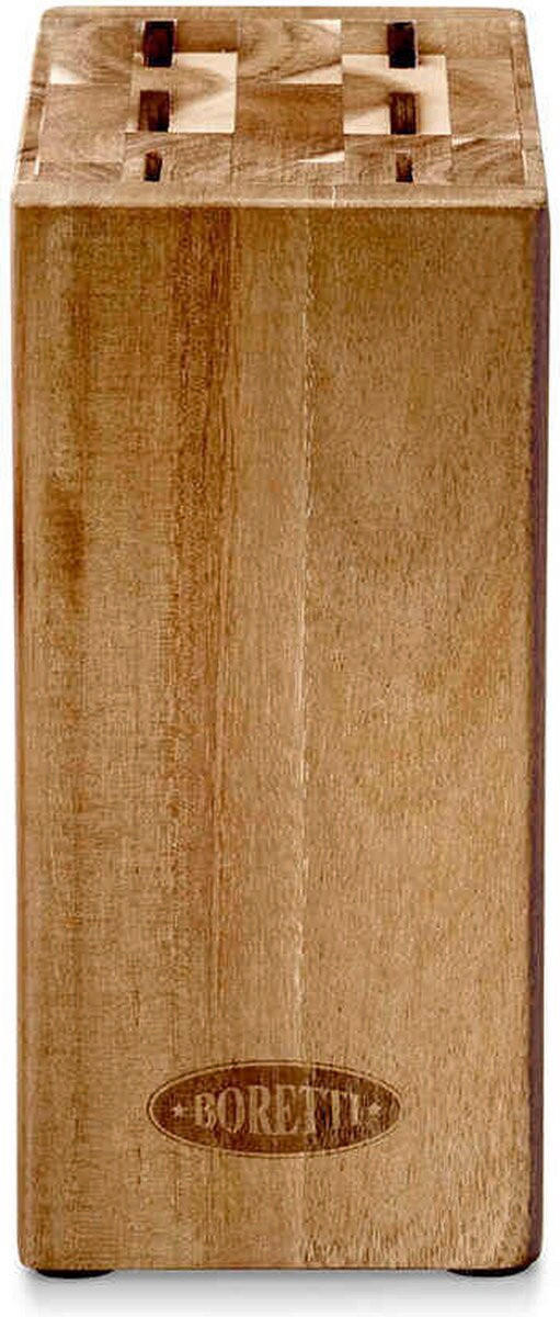 BLOK ZA NOŽEVE   Boretti  - svetlobraon, Osnovno, drvo (21cm)