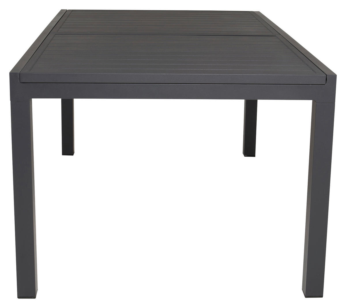 GARTENTISCH Metall Schwarz rechteckig  - Schwarz, KONVENTIONELL, Metall (160/100/75cm) - Gardenson