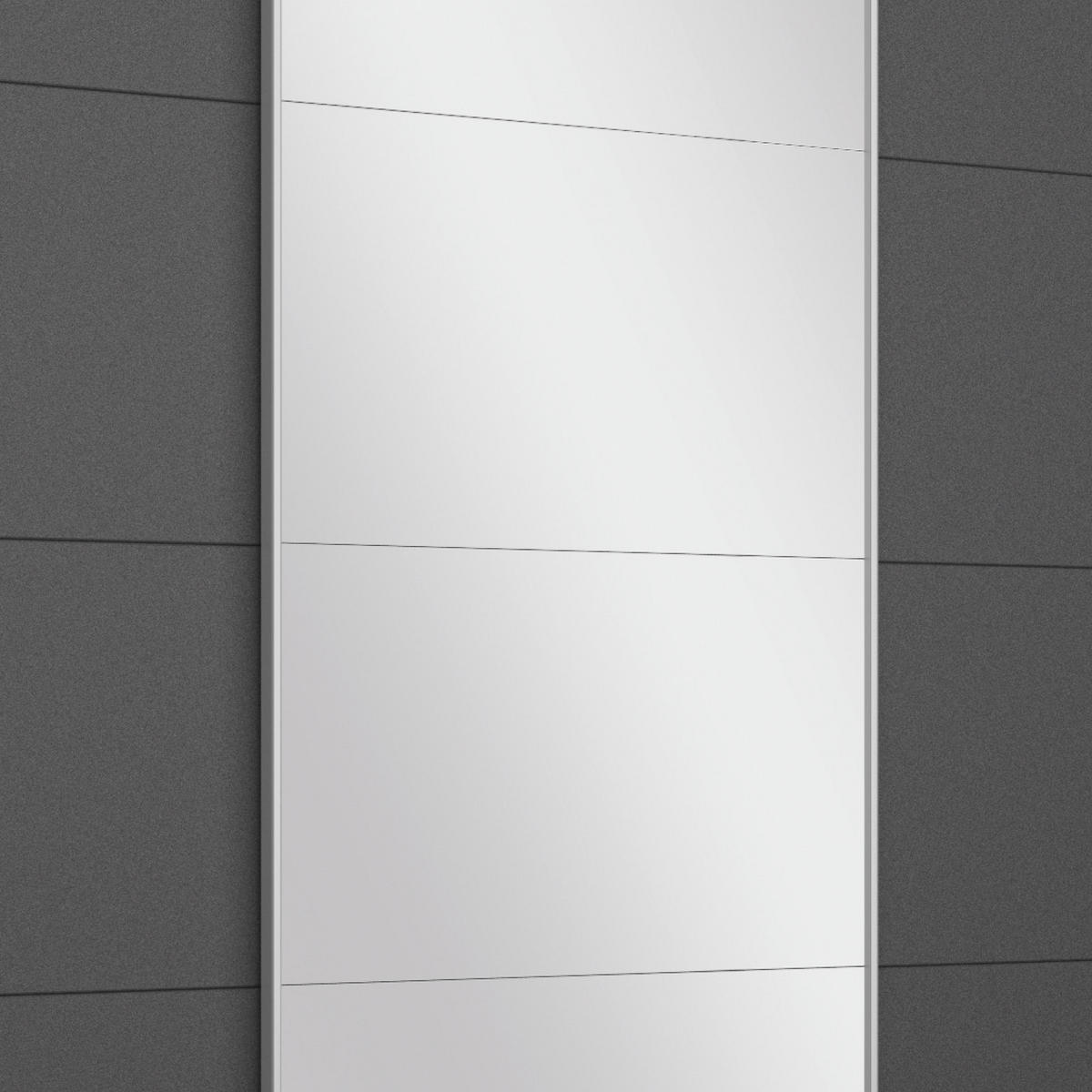 SCHWEBETÜRENSCHRANK 271/230/62 cm 3-türig Grau  - Alufarben/Grau, MODERN, Holzwerkstoff/Metall (271/230/62cm) - Rauch Möbel