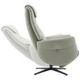 MASSAGESESSEL Echtleder Lederlook Grau    - Grau, Design, Leder/Textil (77/113/90cm) - Xora