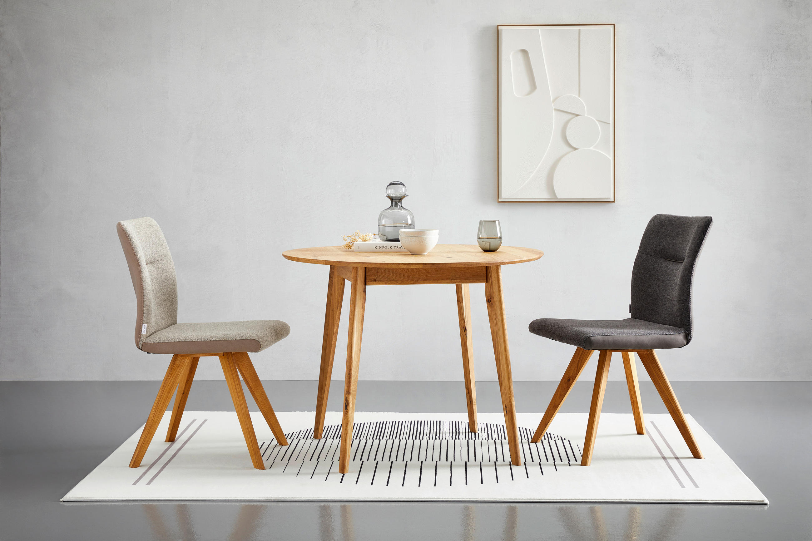 ESSTISCH in Holz 100/100/76 cm  - Eichefarben, Design, Holz (100/100/76cm) - Cantus