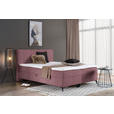 BOXBETT 180/200 cm  in Beere  - Beere/Schwarz, Design, Holz/Holzwerkstoff (180/200cm) - Xora