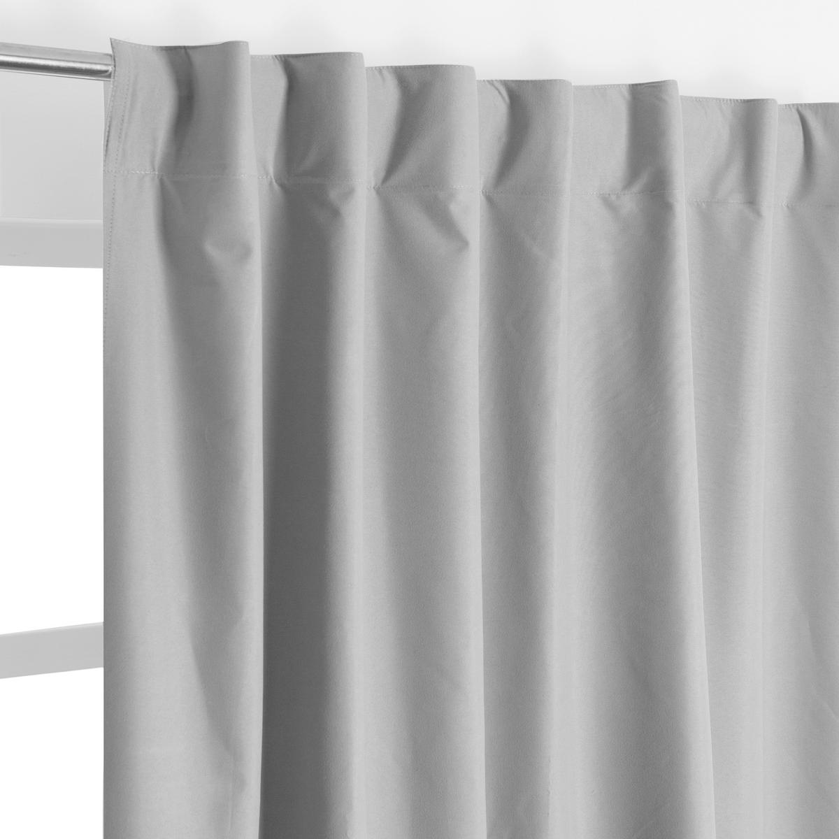 FERTIGVORHANG  black-out (lichtundurchlässig)   135/280 cm  - Hellgrau, Basics, Textil (135/280cm)