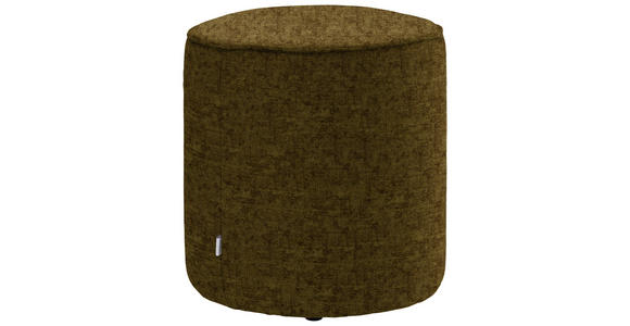 HOCKER in Textil Bronzefarben  - Bronzefarben, Design, Textil (44/46/44cm) - Belluti