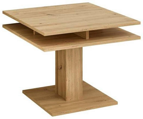 COUCHTISCH 65/65/53-77 cm quadratisch Eiche Artisan  - Eiche Artisan, KONVENTIONELL, Holzwerkstoff (65/65/53-77cm) - Carryhome