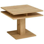 COUCHTISCH 65/65/53-77 cm quadratisch Eiche Artisan  - Eiche Artisan, KONVENTIONELL, Holzwerkstoff (65/65/53-77cm) - Carryhome