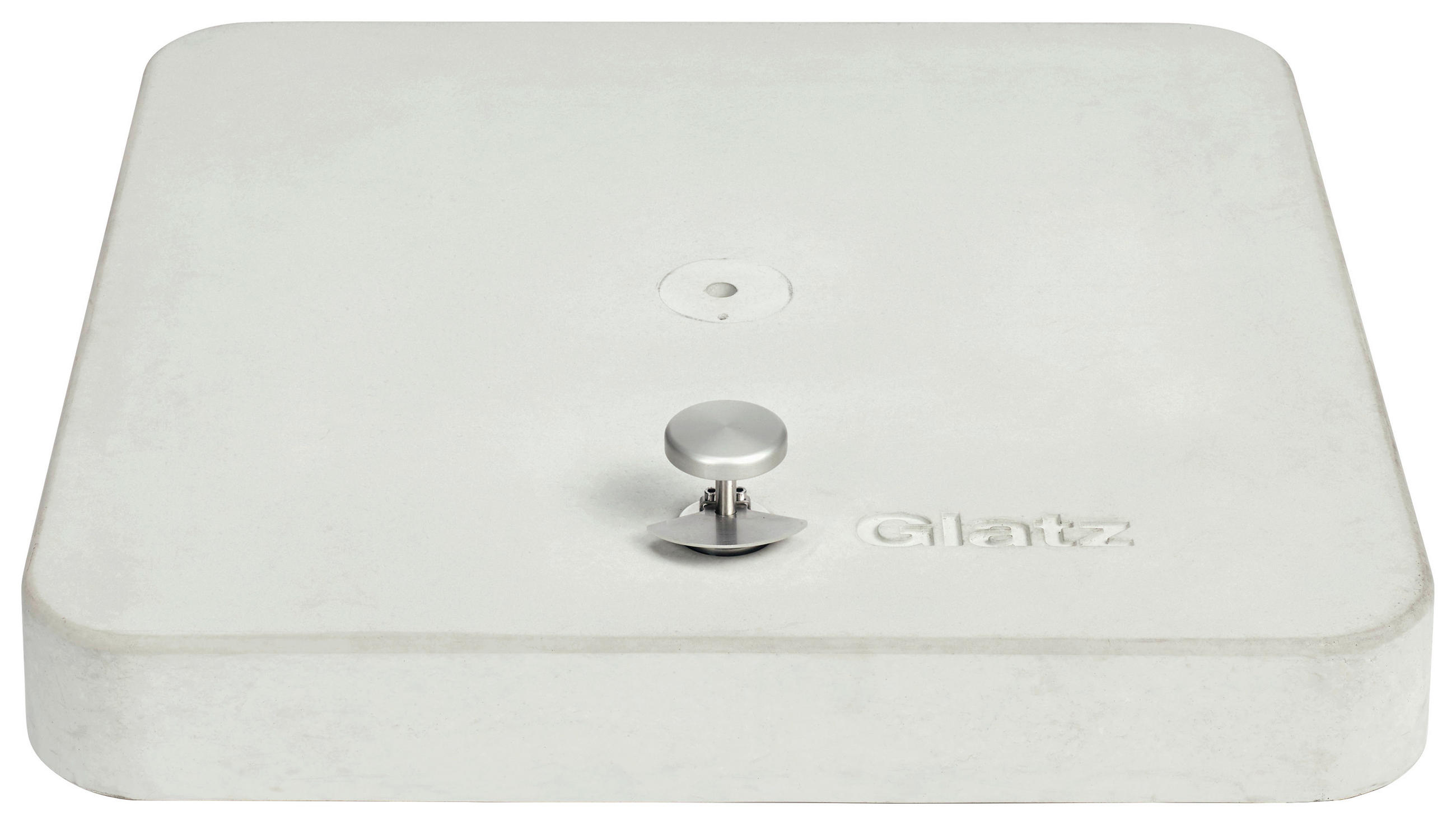 SONNENSCHIRMSTÄNDER - Grau, Konventionell, Stein (80/12,5/80cm) - Glatz