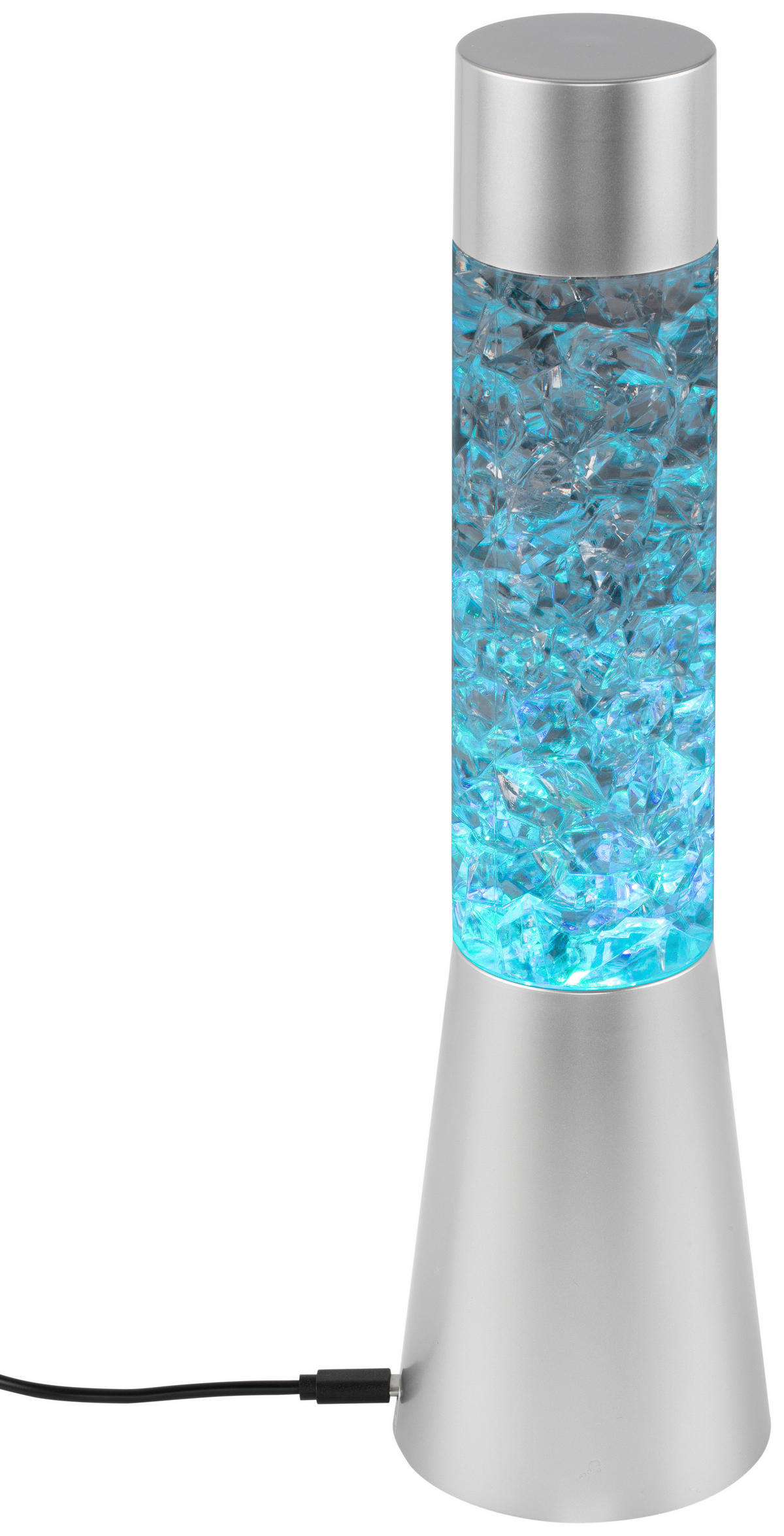 DEKORAČNÉ LED SVIETIDLO - strieborná, Lifestyle, plast (8,5/32,5cm) - Xora
