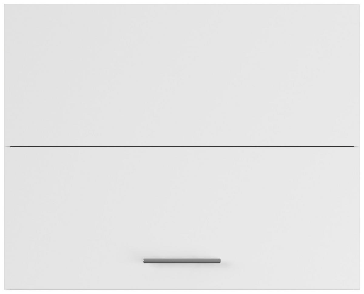 KÜCHENOBERSCHRANK 90/72,3/34,2 cm  in Weiß  - Edelstahlfarben/Weiß, Basics, Holzwerkstoff/Metall (90/72,3/34,2cm) - Impuls