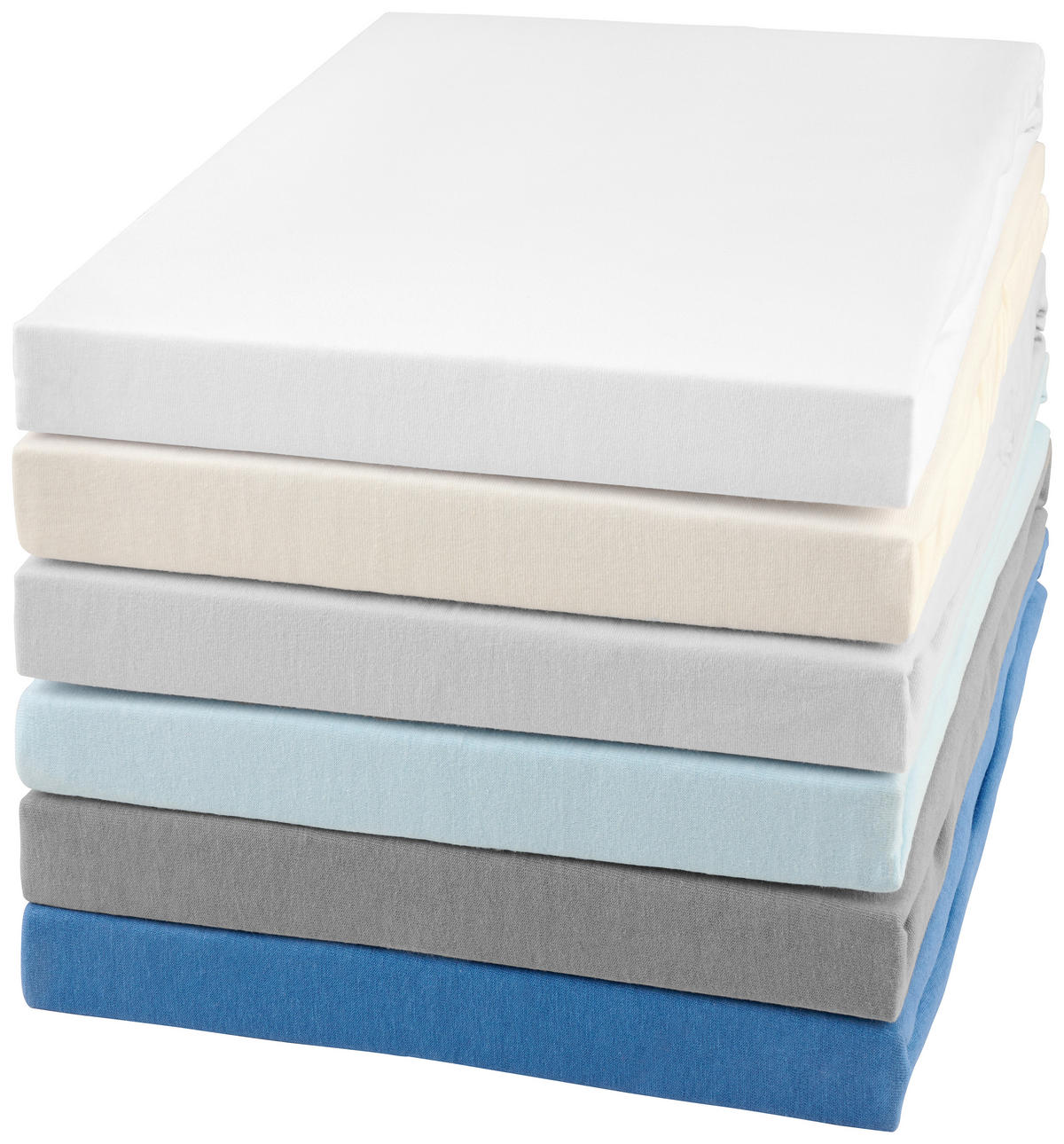 FIXLEINTUCH - Weiss/Naturfarben, Basics, Textil (90-100/190-200cm) - Novel
