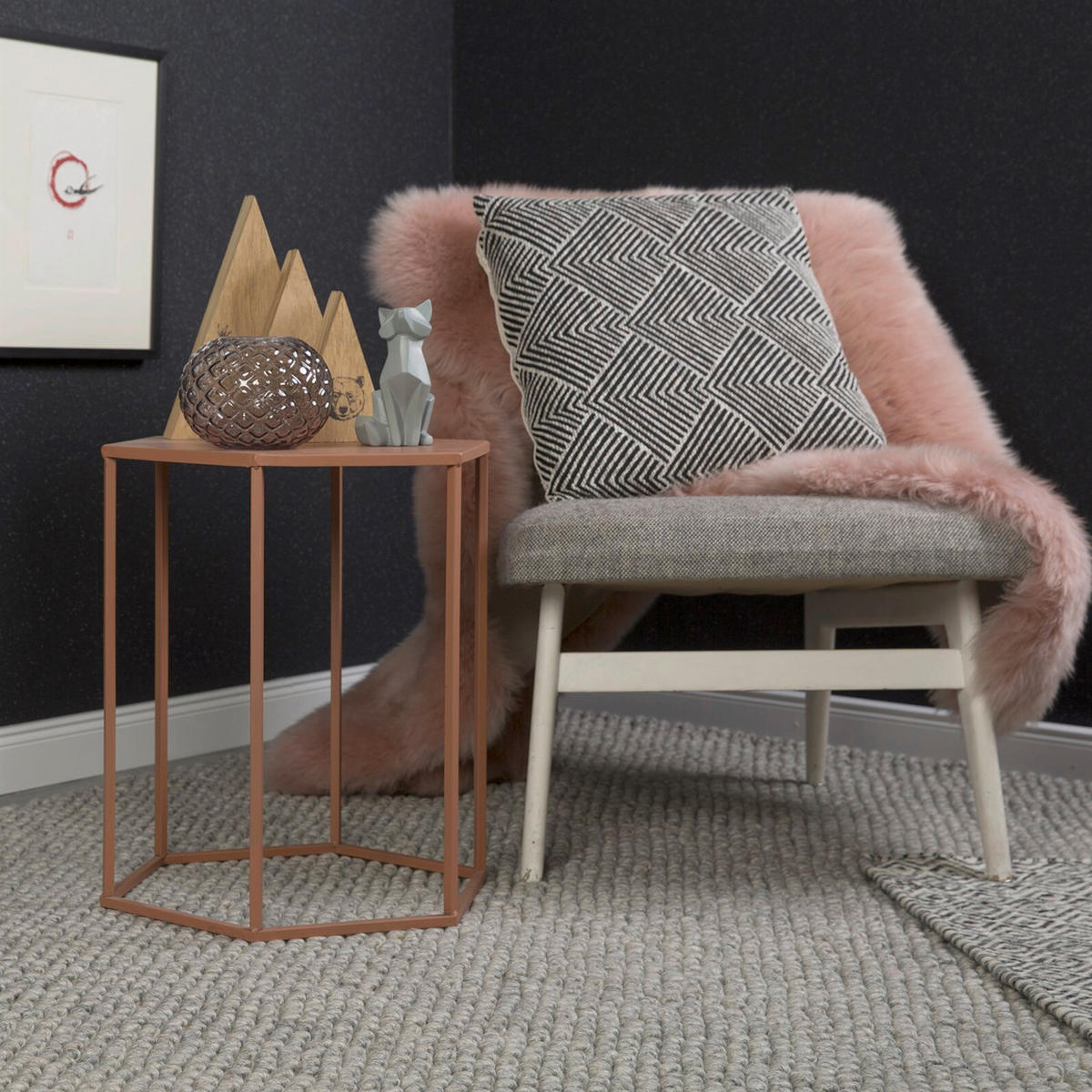 FLACHWEBETEPPICH 120/170 cm Silberfarben rechteckig  - Silberfarben, Basics, Textil (120/170cm) - Kayoom