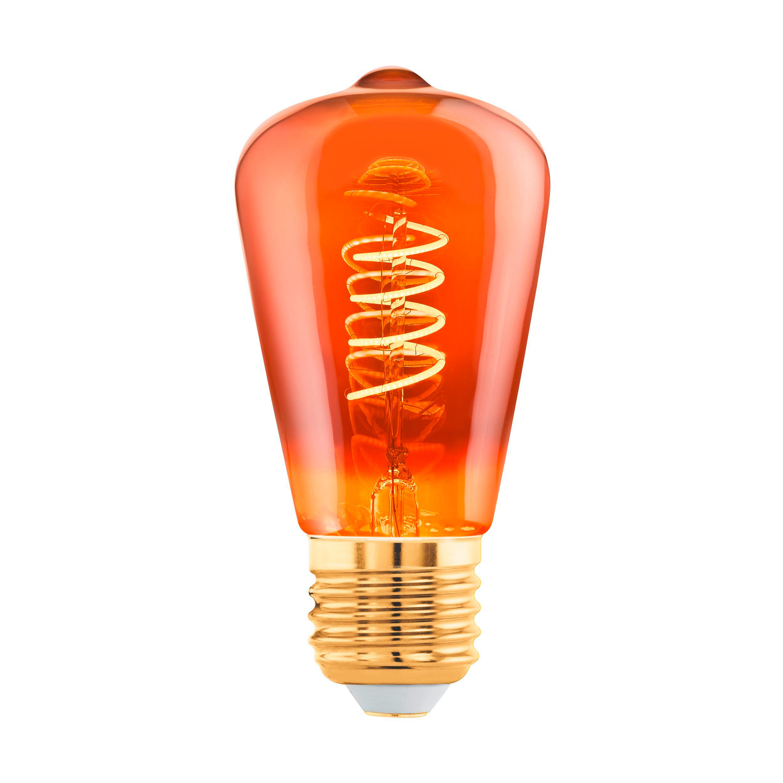 DEKORATIV LJUSKÄLLA E27 4 W   - kopparfärgad, Basics, glas (4.8/10cm) - Eglo
