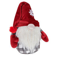 DÍSZPÁRNA 42/25 cm  - piros, Konventionell, textil (42/25cm) - X-Mas