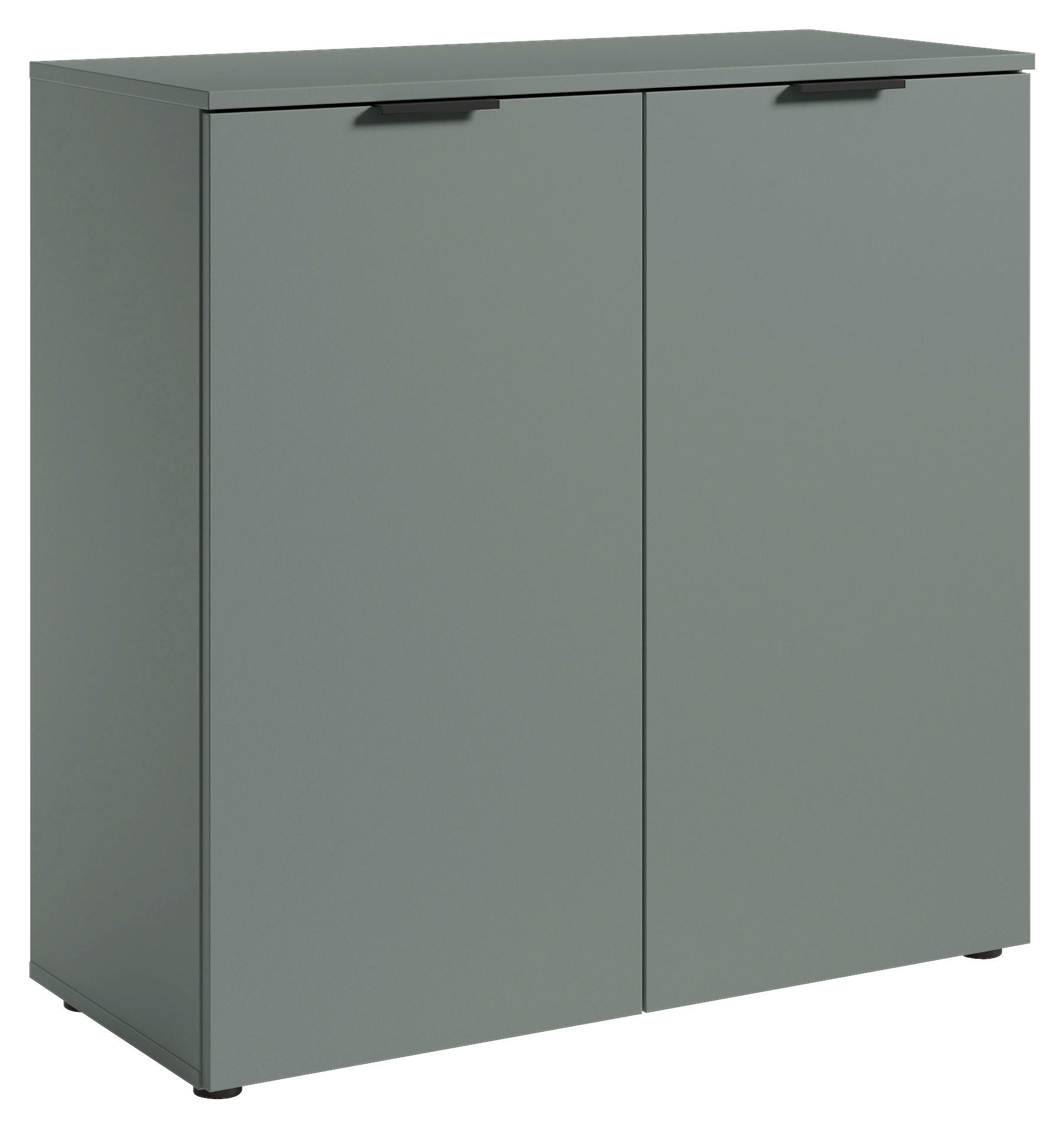 KOMMODE  in 90/90/40 cm  - Salbeigrün/Schwarz, Basics, Holzwerkstoff/Kunststoff (90/90/40cm) - Carryhome