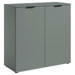 KOMMODE  in 90/90/40 cm  - Salbeigrün/Schwarz, Basics, Holzwerkstoff/Kunststoff (90/90/40cm) - Carryhome