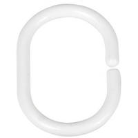 DUSCHVORHANGRINGE 3/4,5 cm  - Weiß, KONVENTIONELL, Kunststoff (3/4,5cm) - Schöner Wohnen