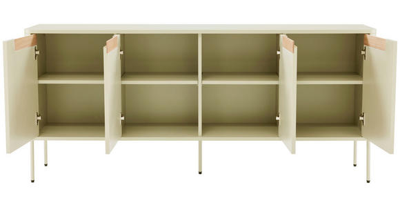 SIDEBOARD 170/75/40 cm  - Eichefarben/Grauweiß, Design, Holz/Holzwerkstoff (170/75/40cm) - Carryhome