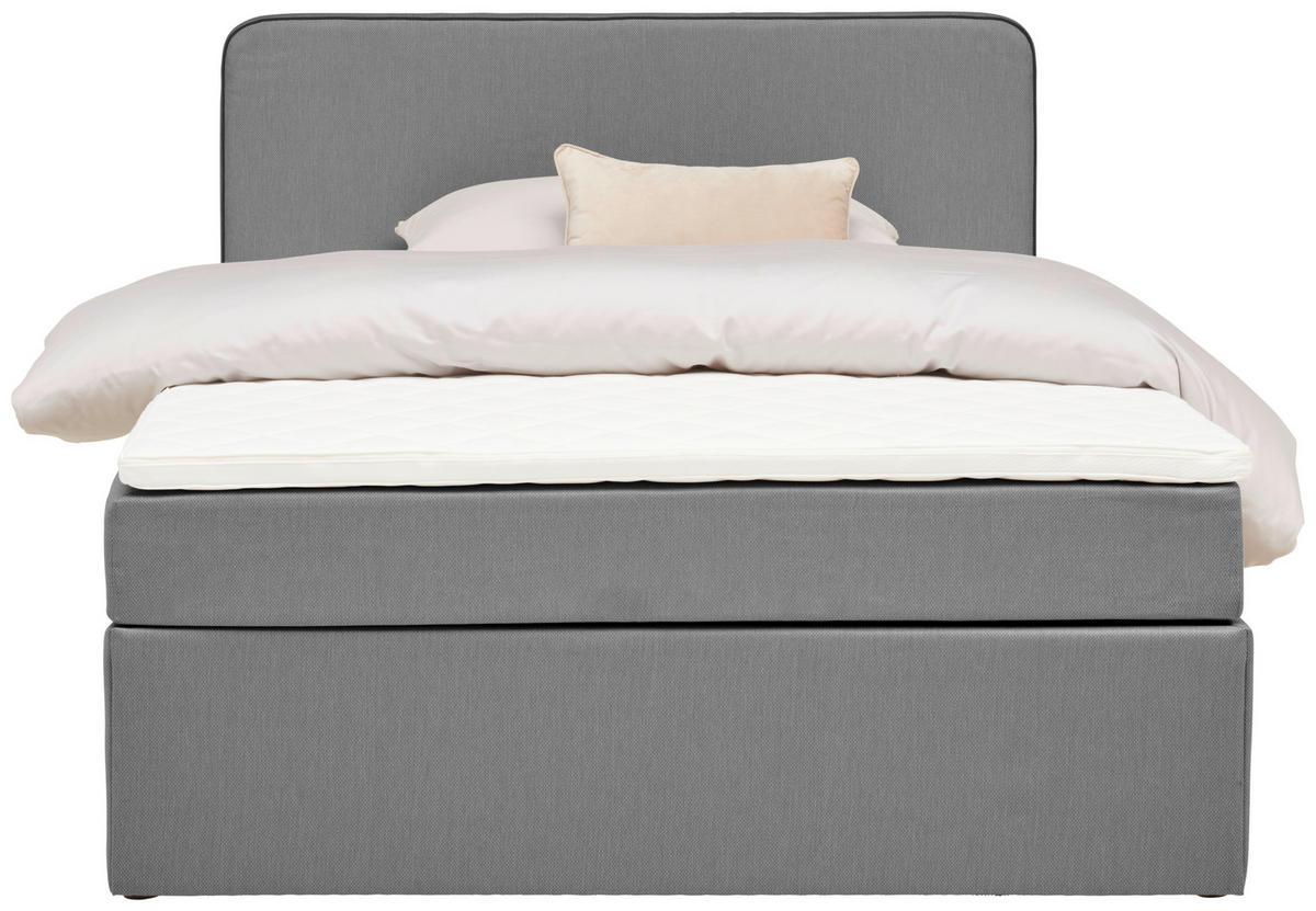 BOXBETT 120/200 cm  in Grau  - Grau, KONVENTIONELL, Holz (120/200cm) - P & B
