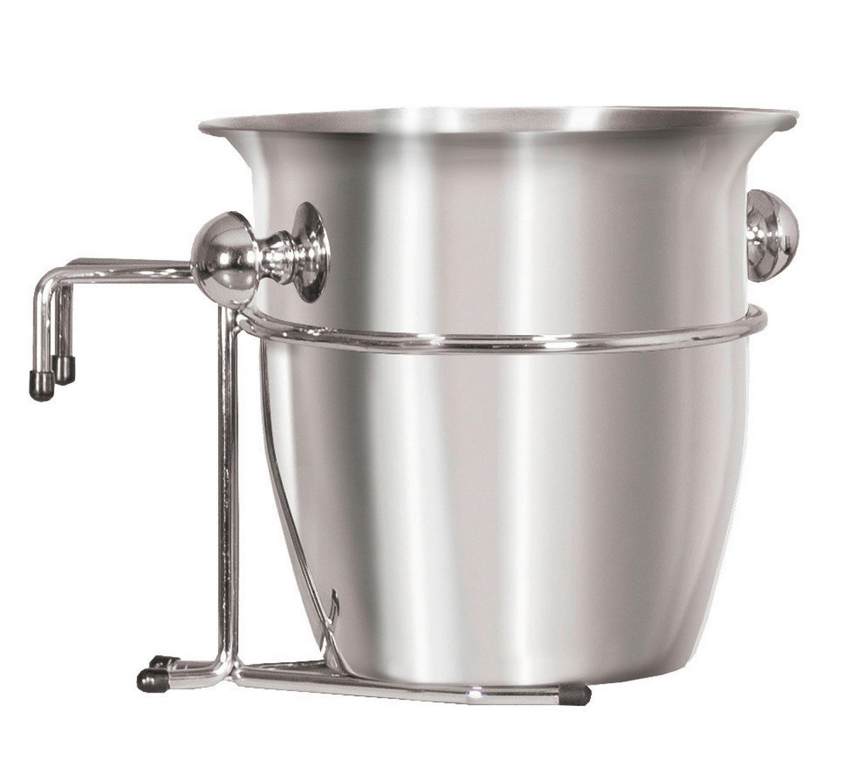 CHAMPAGNERKÜHLER - Edelstahlfarben, Basics, Metall (23/21/29cm) - Gardenson