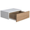 NACHTSCHRANK 45/15/30 cm  - Eichefarben/Weiß, MODERN, Holzwerkstoff (45/15/30cm) - MID.YOU