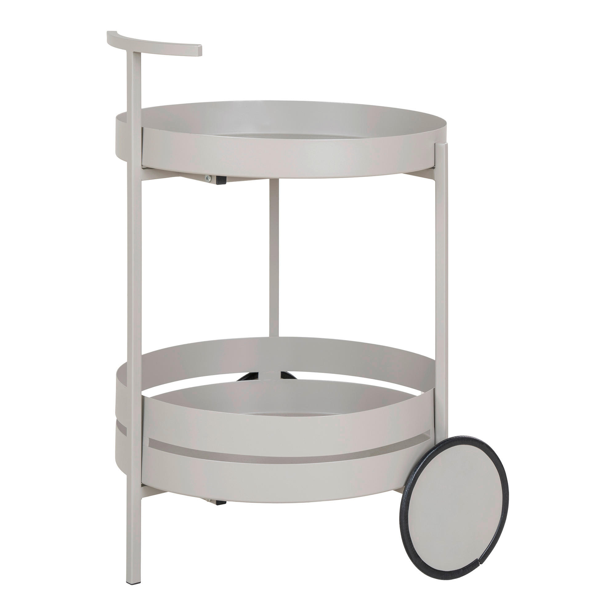 SERVIERWAGEN Hellgrau  - Hellgrau, Design, Metall (40/61/49.5cm)