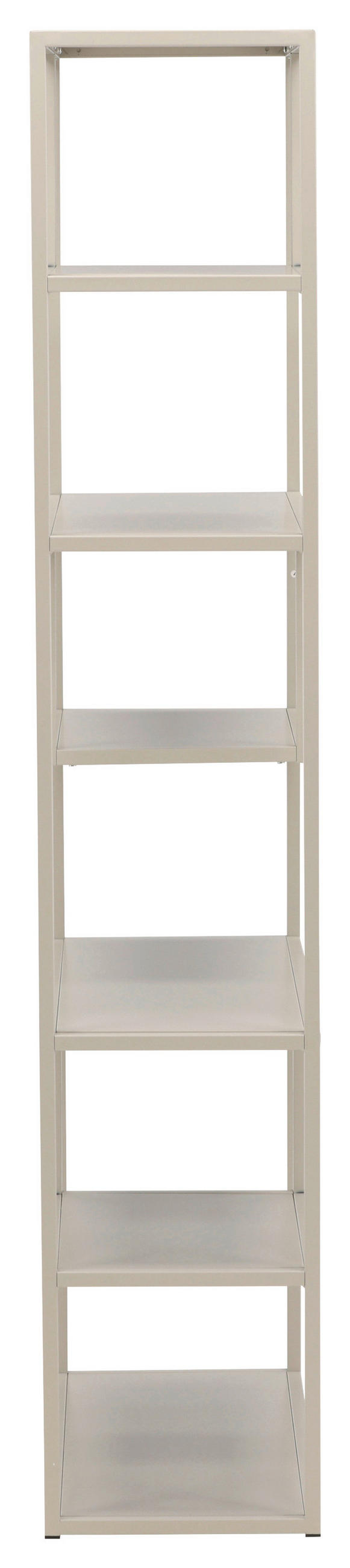 BOKHYLLA i 85/188/35 cm beige  - beige, Design, metall (85/188/35cm) - Livetastic