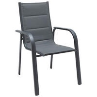 STOLICA SLOŽIVA  antracit  metal, tekstil      - antracit, Moderno, metal/tekstil (60/94/68cm) - Ambia Garden