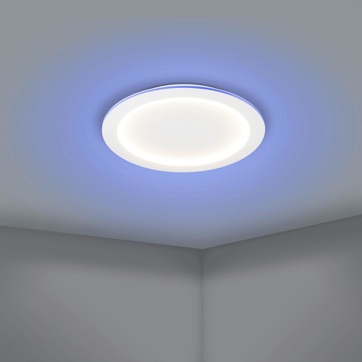 LED-DECKENLEUCHTE 35 W   59,5 cm   - Weiss, Basics, Kunststoff/Metall (59,5cm) - Eglo