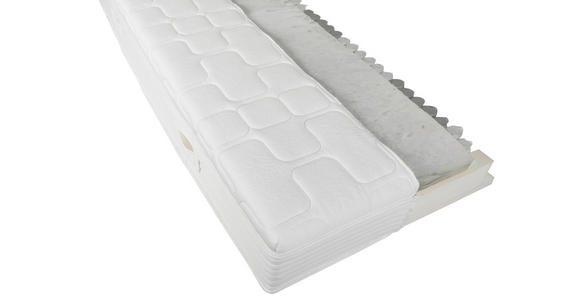 BOXSPRINGMATRATZE inkl. Topper ROYAL PLUS TOP Höhe ca. - Weiß, Basics, Textil (80/200cm) - Xora