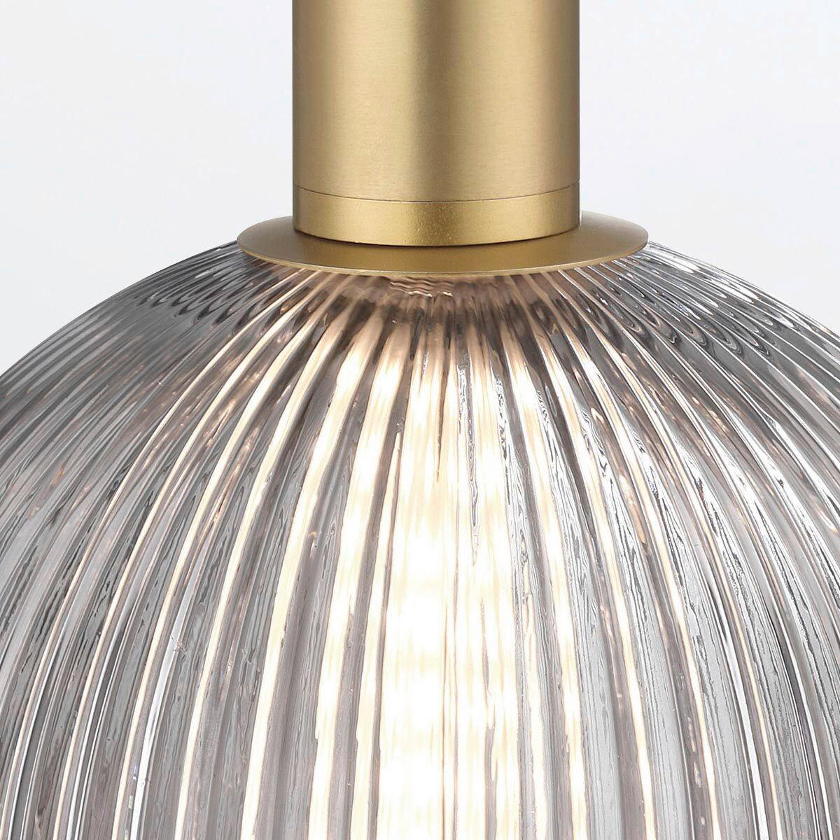 PENDELLEUCHTE Eurofase 15,2/272 cm   - Goldfarben, KONVENTIONELL, Glas/Metall (15,2/272cm) - Elstead Lighting