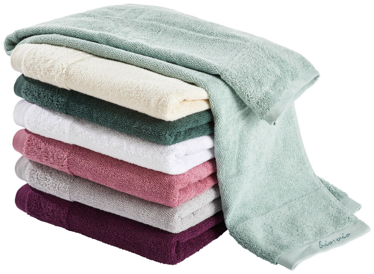 PROSOP DE DUȘ 70/140 cm alb  - alb, Natur, textil (70/140cm) - Bio:Vio