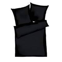 POSTELJINA UNI 200/200 cm saten crna  - crna, Osnovno, tekstil (200/200cm) - Kaeppel