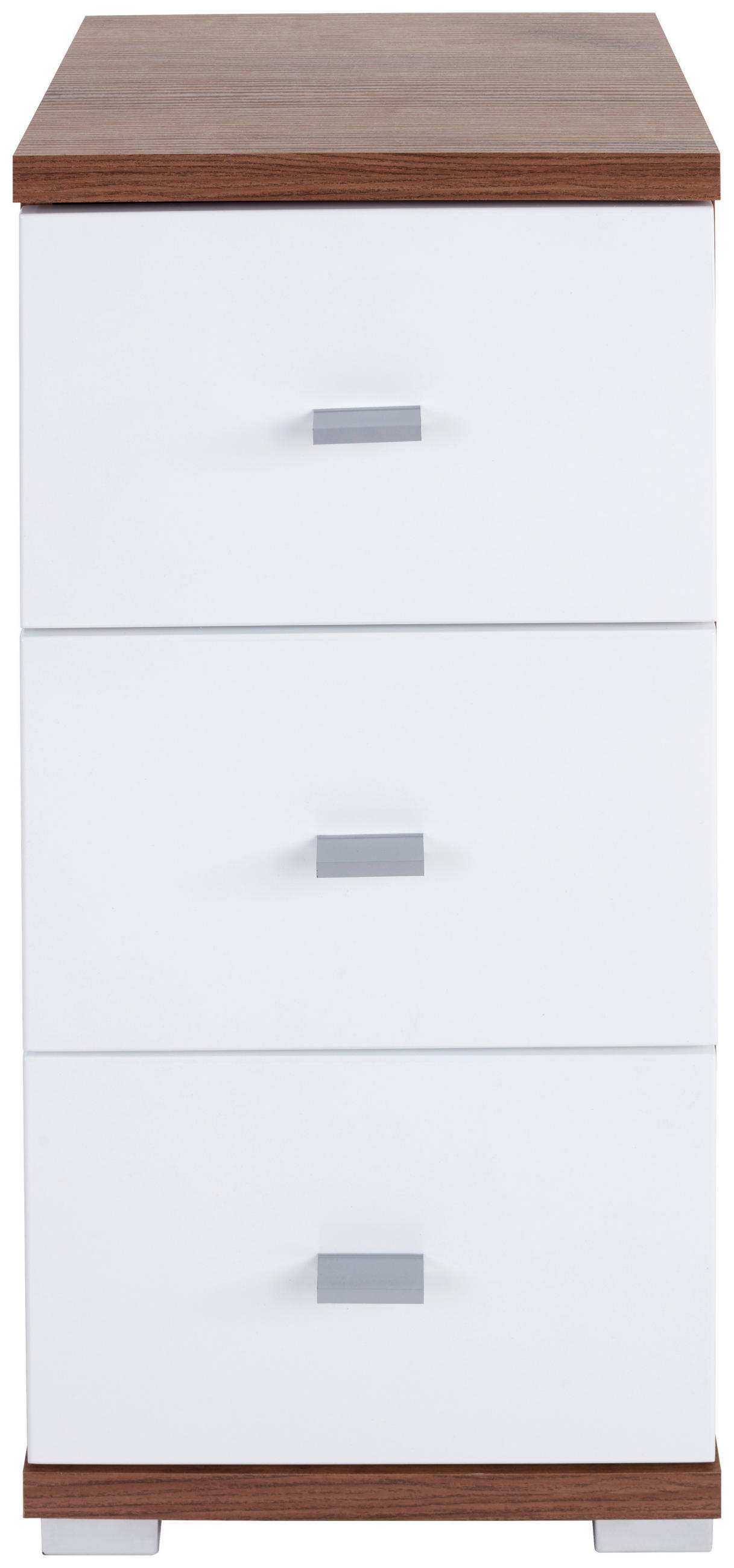 UNTERSCHRANK 35/72/31,5 cm   - Eichefarben/Alufarben, KONVENTIONELL, Holzwerkstoff/Kunststoff (35/72/31,5cm) - MID.YOU