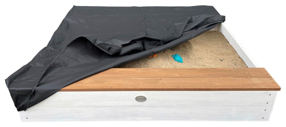 SANDKASTEN  - Weiss/Braun, Konventionell, Holz (117/18,7/119cm)