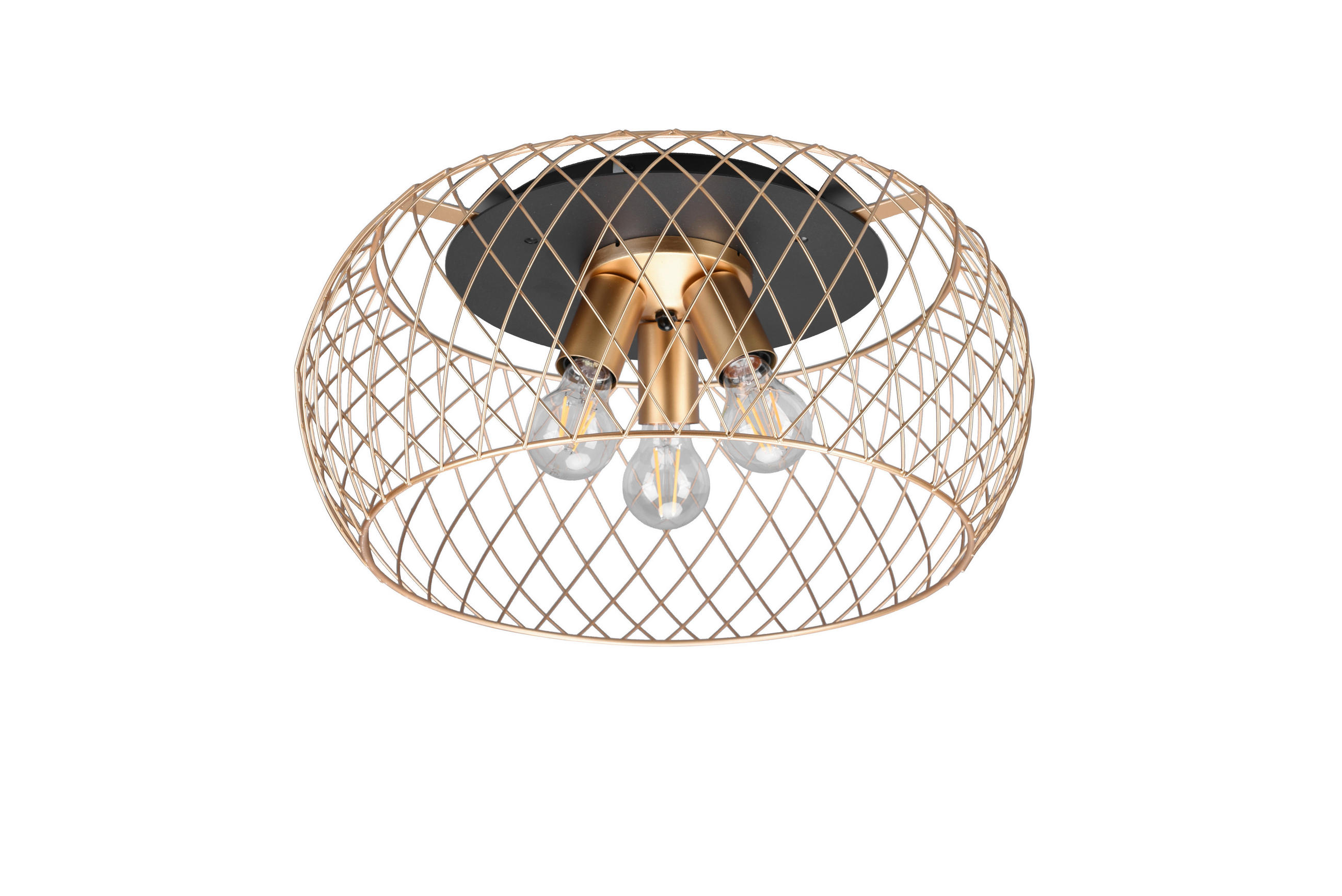 DECKENLEUCHTE  50/23 cm    - Messingfarben, Lifestyle, Metall (50/23cm) - Trio Leuchten