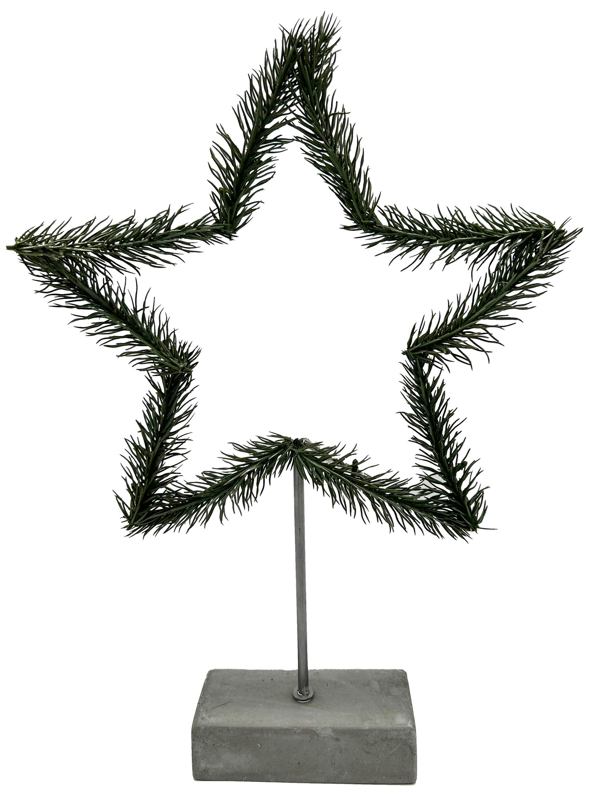 DEKOSTERN  - Grün, LIFESTYLE, Kunststoff/Metall (25/40/5cm) - X-Mas