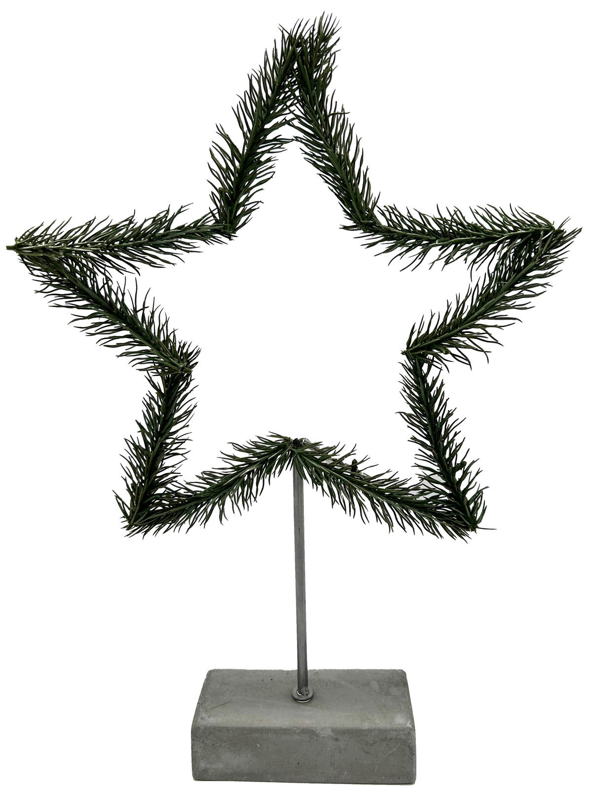 DEKOSTERN  - Grün, LIFESTYLE, Kunststoff/Metall (25/40/5cm) - X-Mas
