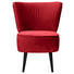 SESSEL in Textil, Holzwerkstoff Rot - Rot/Schwarz, Trend, Holz/Holzwerkstoff (65/89/70cm) - Carryhome SESSEL in Textil, Holzwerkstoff Rot - Rot/Schwarz, Trend, Holz/Holzwerkstoff (65/89/70cm) - Carryhome