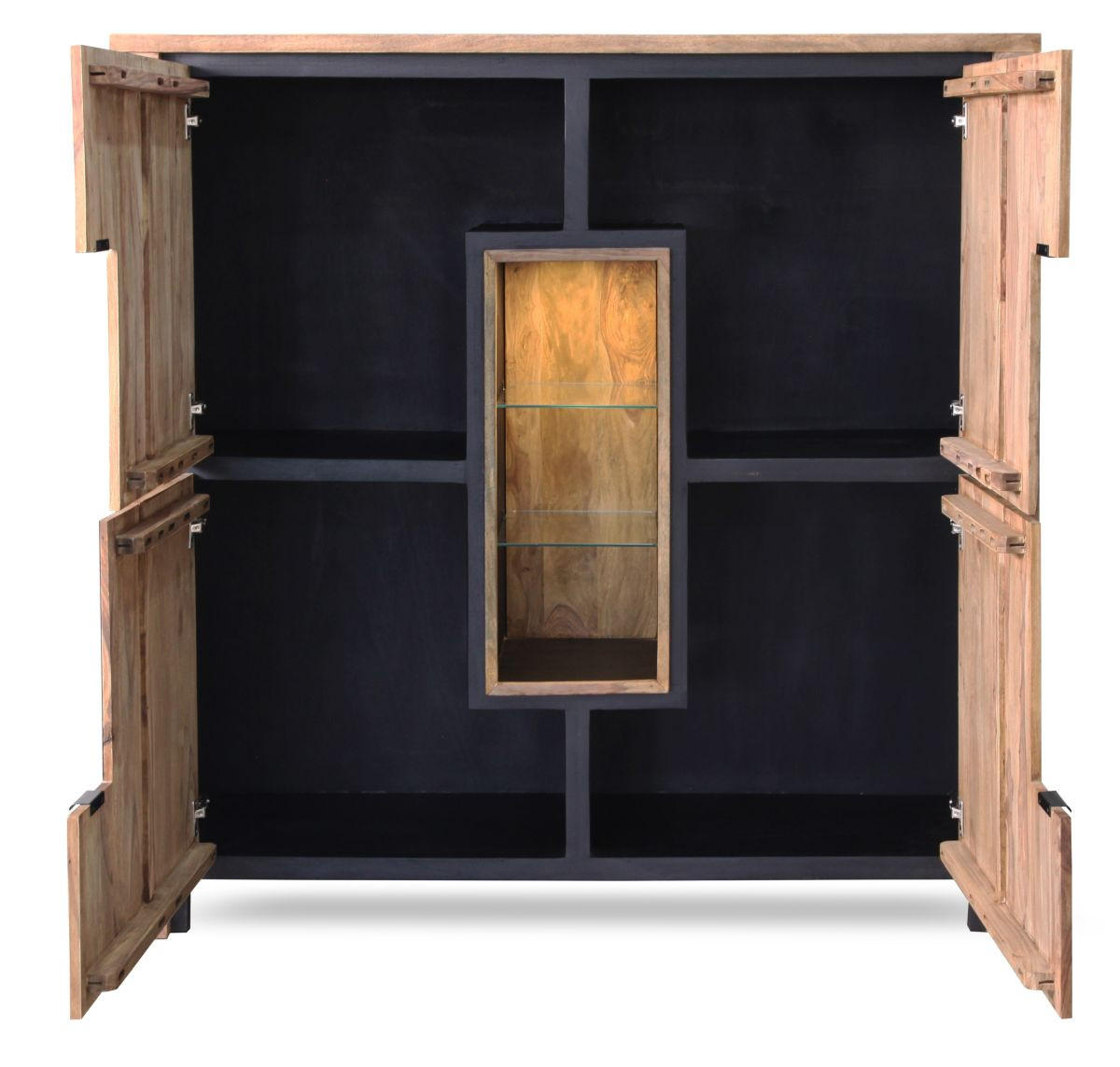 HIGHBOARD in 150/150/45 cm Naturfarben - toller Stauraum