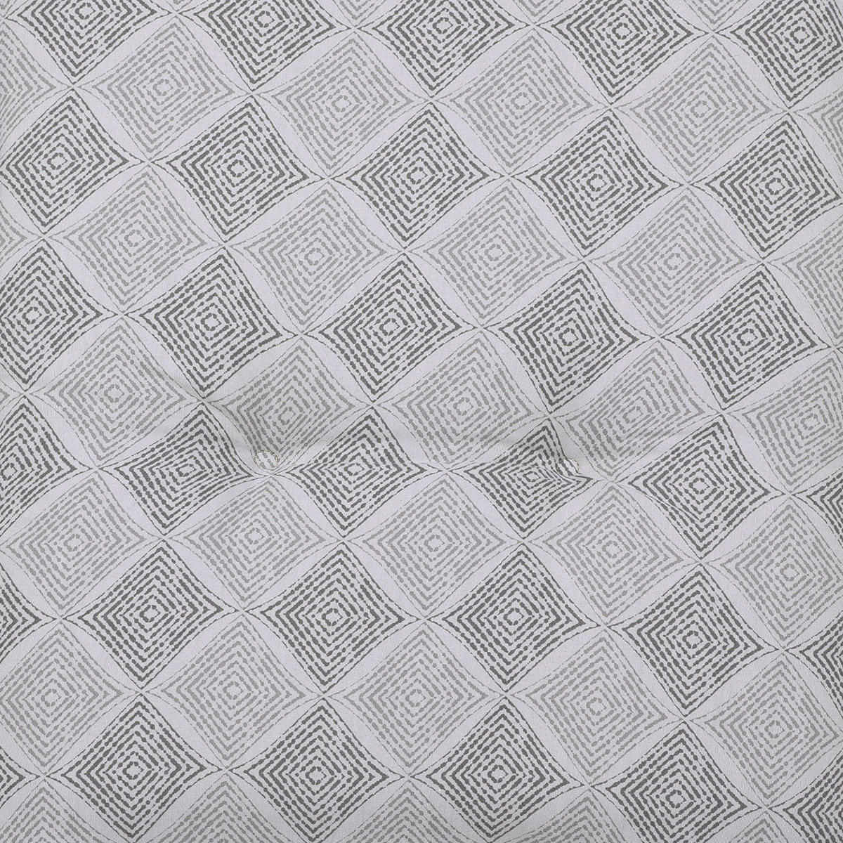 BANKAUFLAGE Raute  - Grau, Basics, Textil (115/6/48cm)