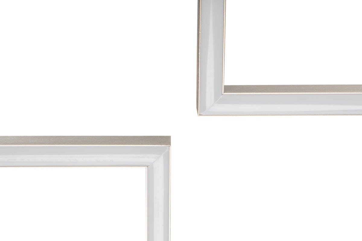 LED-DECKENLEUCHTE 71,5/71,5/8,5 cm   - Chromfarben/Weiß, Trend, Kunststoff/Metall (71,5/71,5/8,5cm) - Novel