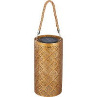 SOLCELLSLAMPA 12/24 cm   - guldfärgad, Design, metall/textil (12/24cm) - Ambia Garden