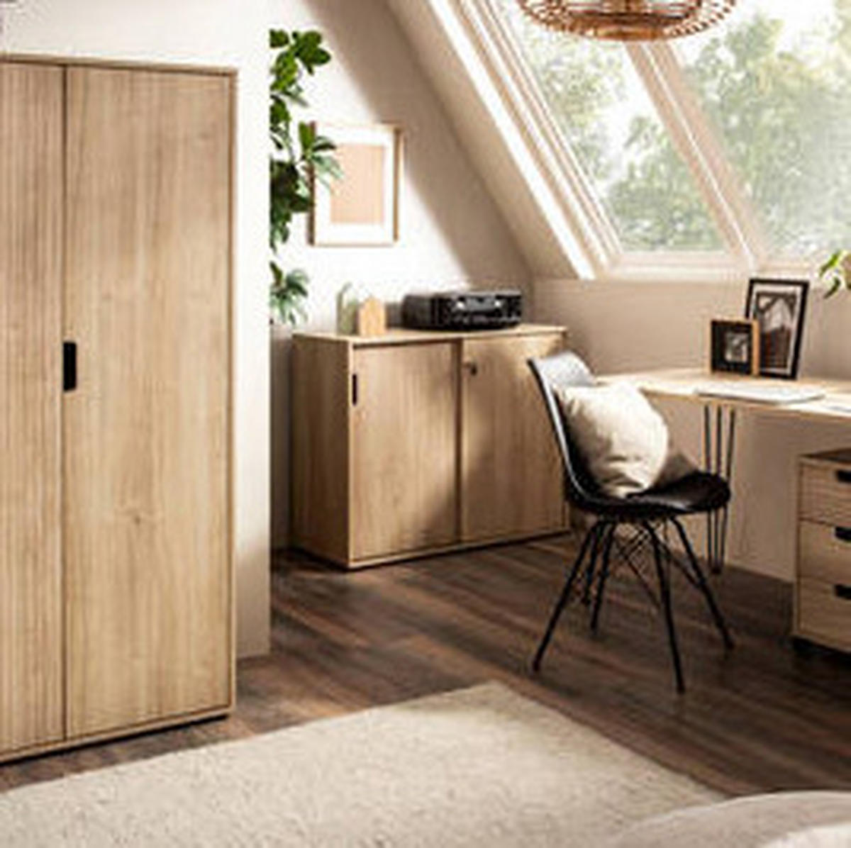 AKTENSCHRANK Eichefarben  - Eichefarben, MODERN, Holzwerkstoff (100,1/83,6/41cm) - MID.YOU