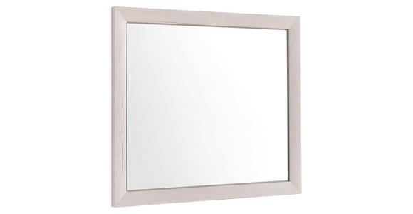 SPIEGEL 87/76/2,5 cm - Weiß, LIFESTYLE, Glas/Holzwerkstoff (87/76/2,5cm) - Hom`in