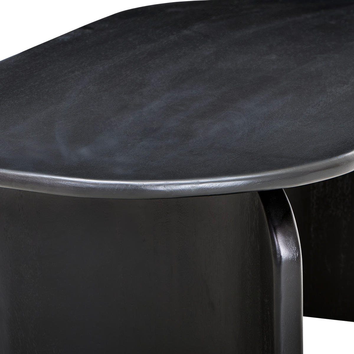 COUCHTISCH Mangoholz massiv oval Dunkelbraun  - Dunkelbraun/Walnussfarben, Design, Holz (120/65/40cm) - Livetastic