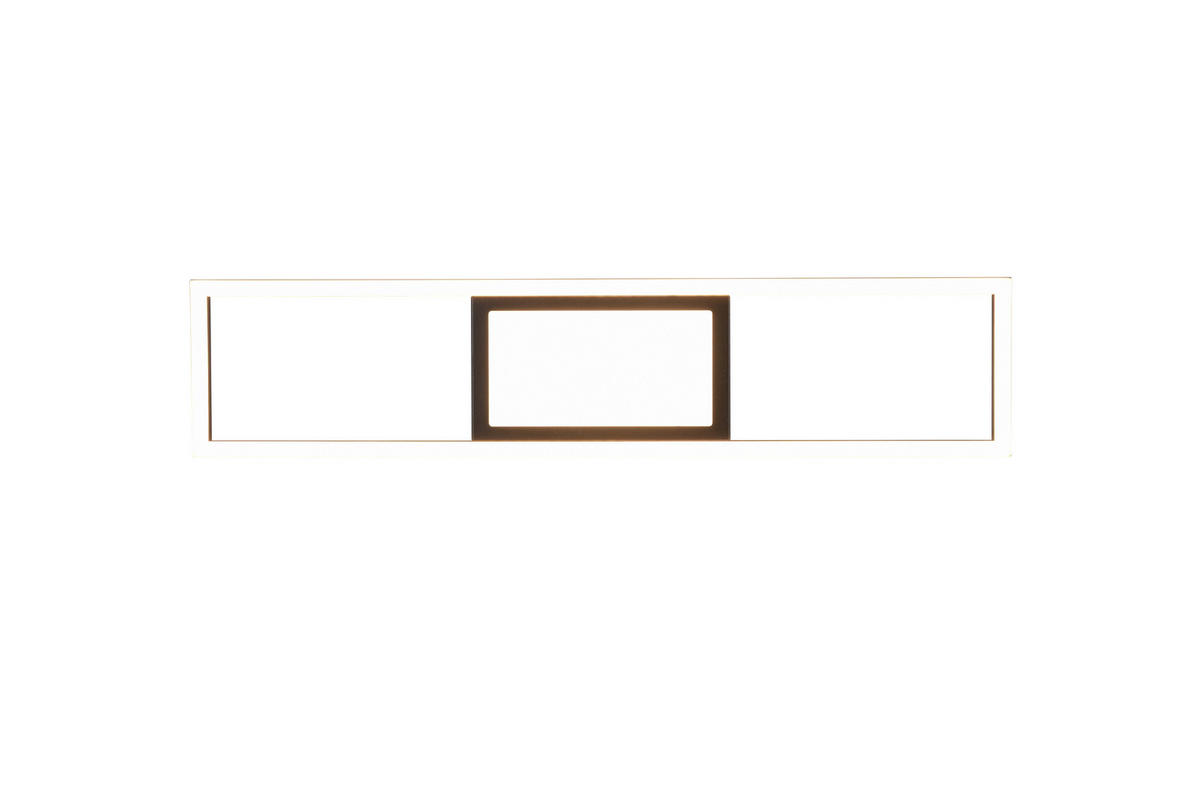 LED-DECKENLEUCHTE     - Schwarz, Design, Metall (60/6/13cm)