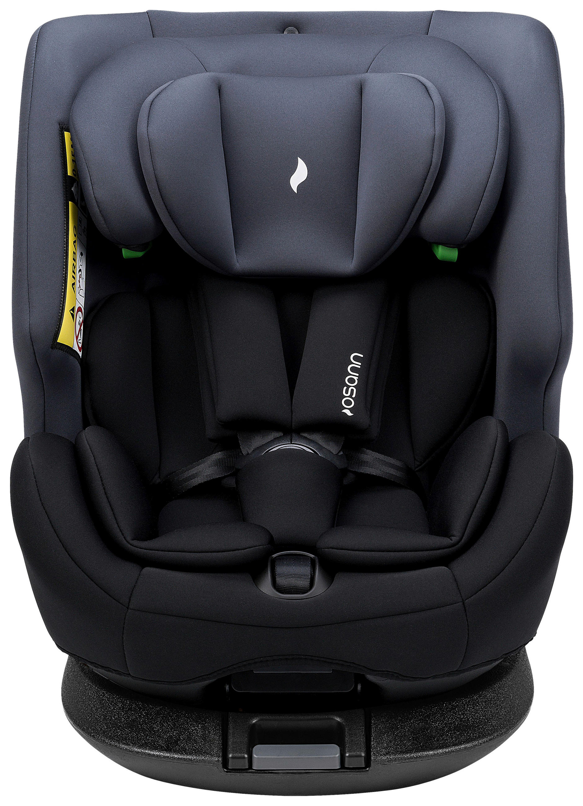 XXXLutz Reboarder-Kindersitz Schwarz 43x58x48.5 cm