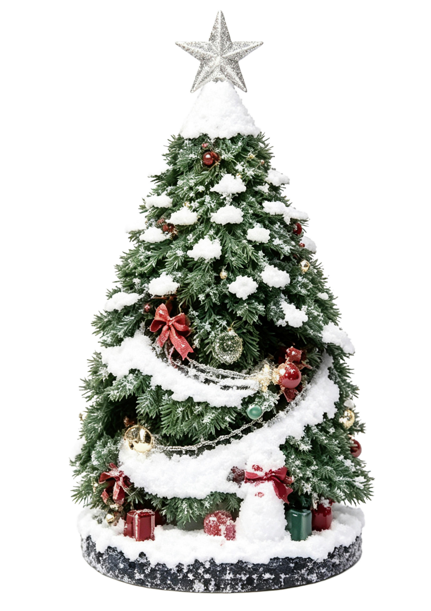 BOŽIČNA JELKA 37 cm  - Basics (21,5/38/20cm) - X-Mas