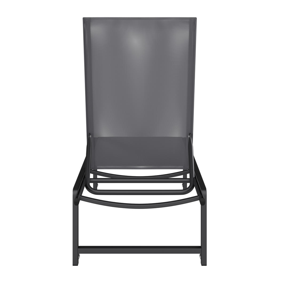 GARTENLIEGE 190/34/60 cm  - Anthrazit/Grau, MODERN, Kunststoff/Metall (190/34/60cm) - Ambia Garden