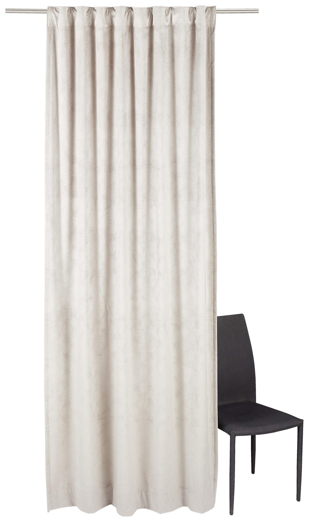 FERTIGVORHANG  blickdicht   130/250 cm  - Grau, Design, Textil (130/250cm) - Joop!